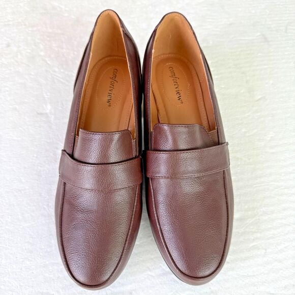 Size 9.5WW - Comfortview Women's The Maya Slip On Shootie Brown - Picture 2 of 9